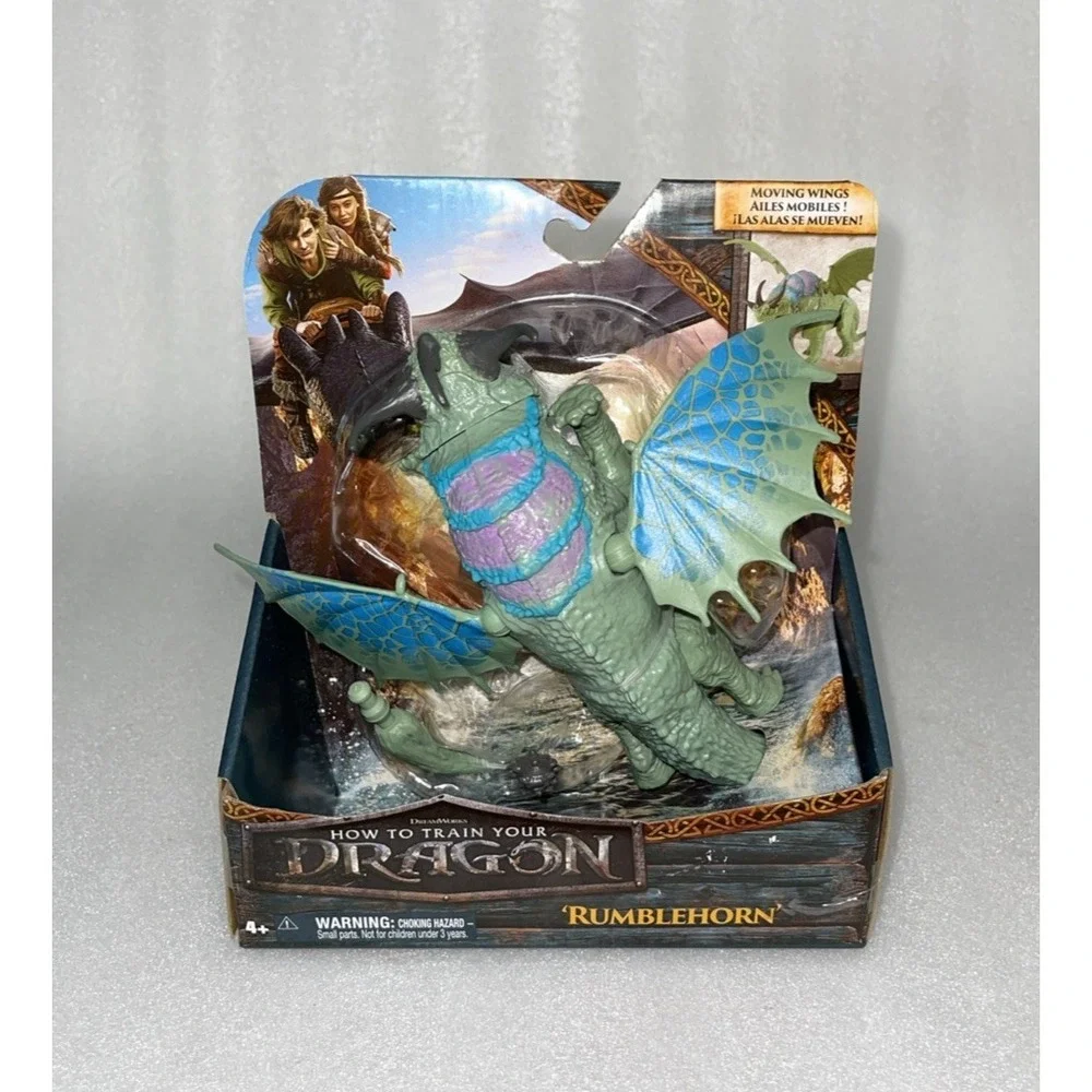 Dreamworks Dragons How To Train Your Dragon Rumblehorn Action Figures Toys NEW
